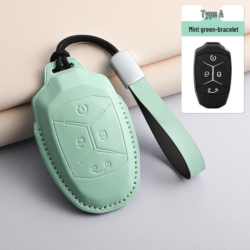 Suitable for Lynk & Co Key Case: Models 03/05/06/07/09, Emp Shell, Z10/Z20, Cute Buckle, Dropshipping Available