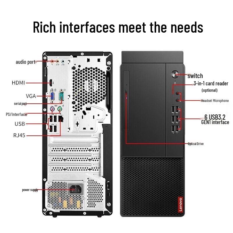 Lenovo Qitian M455 Business Desktop PC (CN version)
