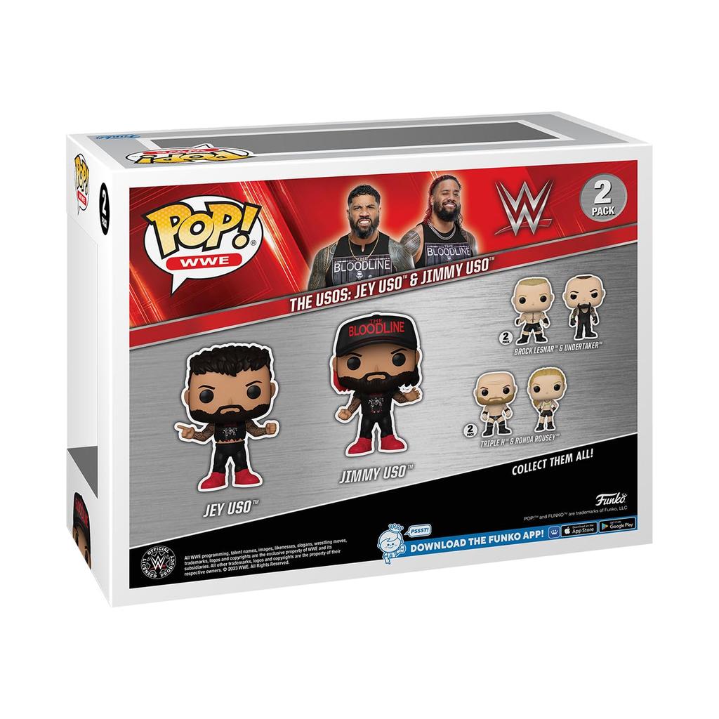 Funko WWE The Usos JEY USO JIMMY USO Figures of POP! & (Set 2)