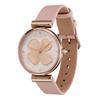 Authorized Retailer Olivia Burton Watch Ob24000094 Signature 36mm Dogwood Silver with White Brushed Leather Strap [OLIVIA BURTON] Women's T-Bar &