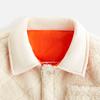 Kith Fall Classics 2024 Reversible Ola Notch Collar Single-Breasted Drop Shoulder Long Sleeve Jacket Kids Jackets White KHK010178-102