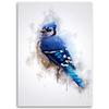 Canvas Print Blue Sparrow