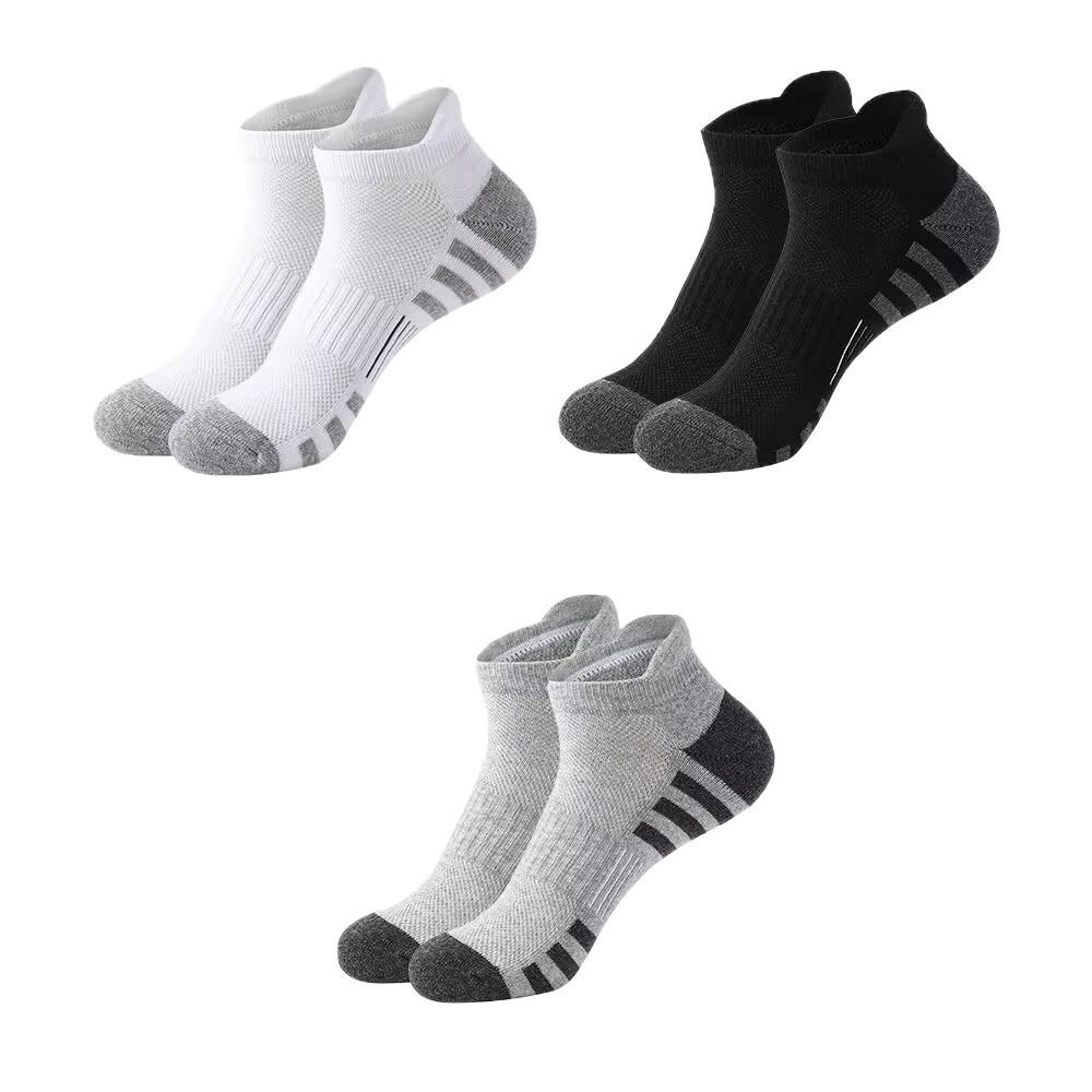 Men's Elite Sweat-Absorbent Short Basketball Socks - Breathable, Professional Sports Training Socks