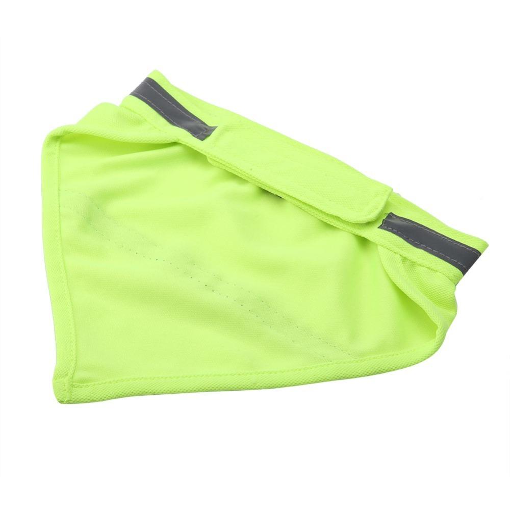 Reflective Dog Bandana Luminous Pet Neckerchief Soft Touch Dog Saliva Towel  Pet Grooming
