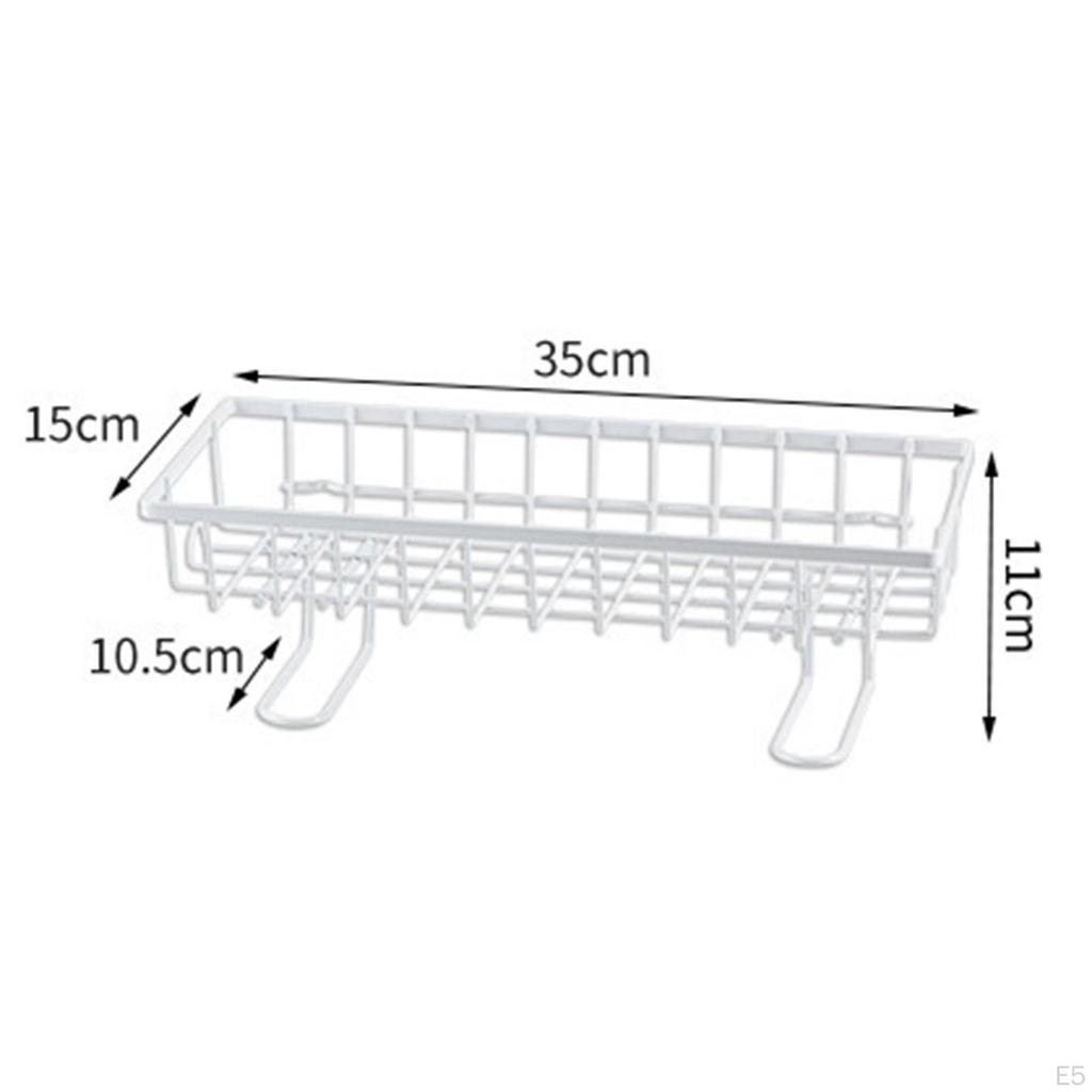 Badezimmer-Aufbewahrungsregal über der Toilette, Nein, einfach zu installierender Haushalts-Organizer für