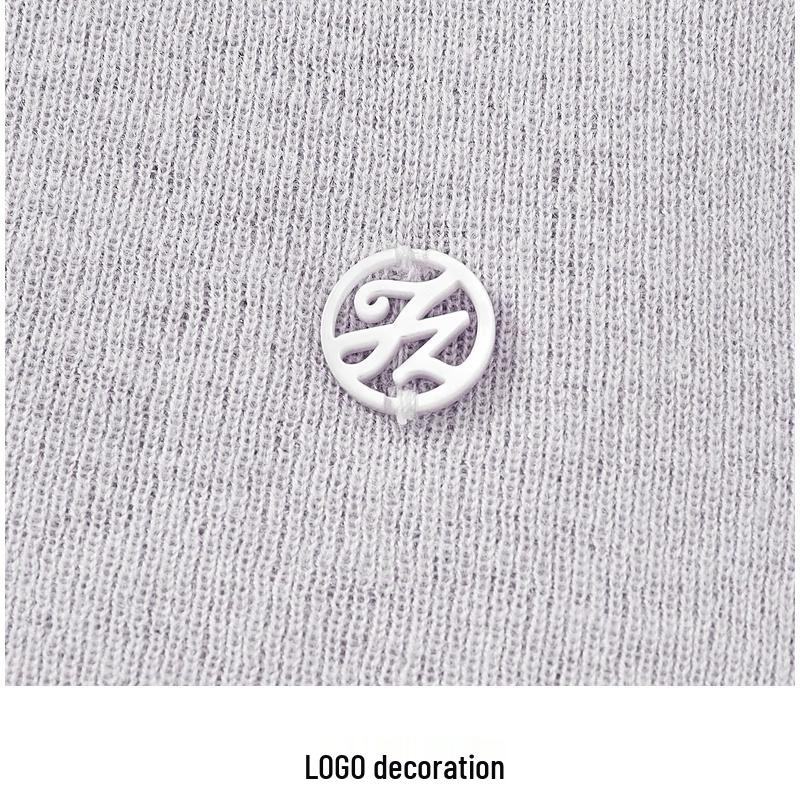 JUZI ANNACAU Women's Semi-High Collar Cashmere Blend Pullover