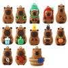 Countdown Christmas Capybara Calendars Blind Box Toy Figures Gift Decorative