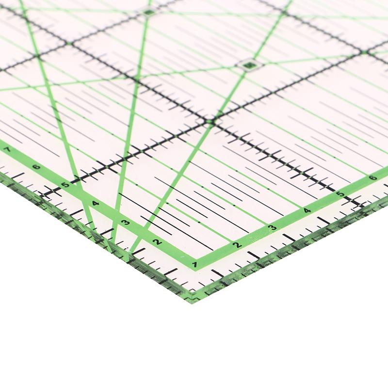 Diy Hand Tool Patchwork Ruler Square Shape Tailor Yardstick Cloth Cutting Rulers