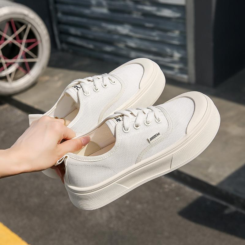 Fashion CRLAYDK Calssic Womens Mesh Fashion Sneakers Skateboard Walking Anti Slip Lace Up Casual Trainer Shoes Ladies Summer Tennis