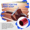 3PCS Smooth Surface Track Baton Hollow Tube Running Baton Reusable Relay Baton  Sports Training