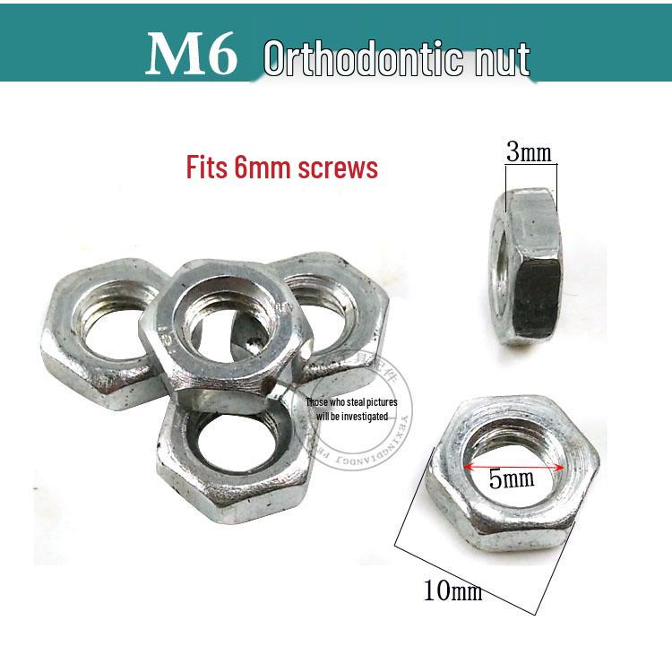 Electric Chainsaw Hex Nut and Screw Cap Set with Aluminum Pressure Plate