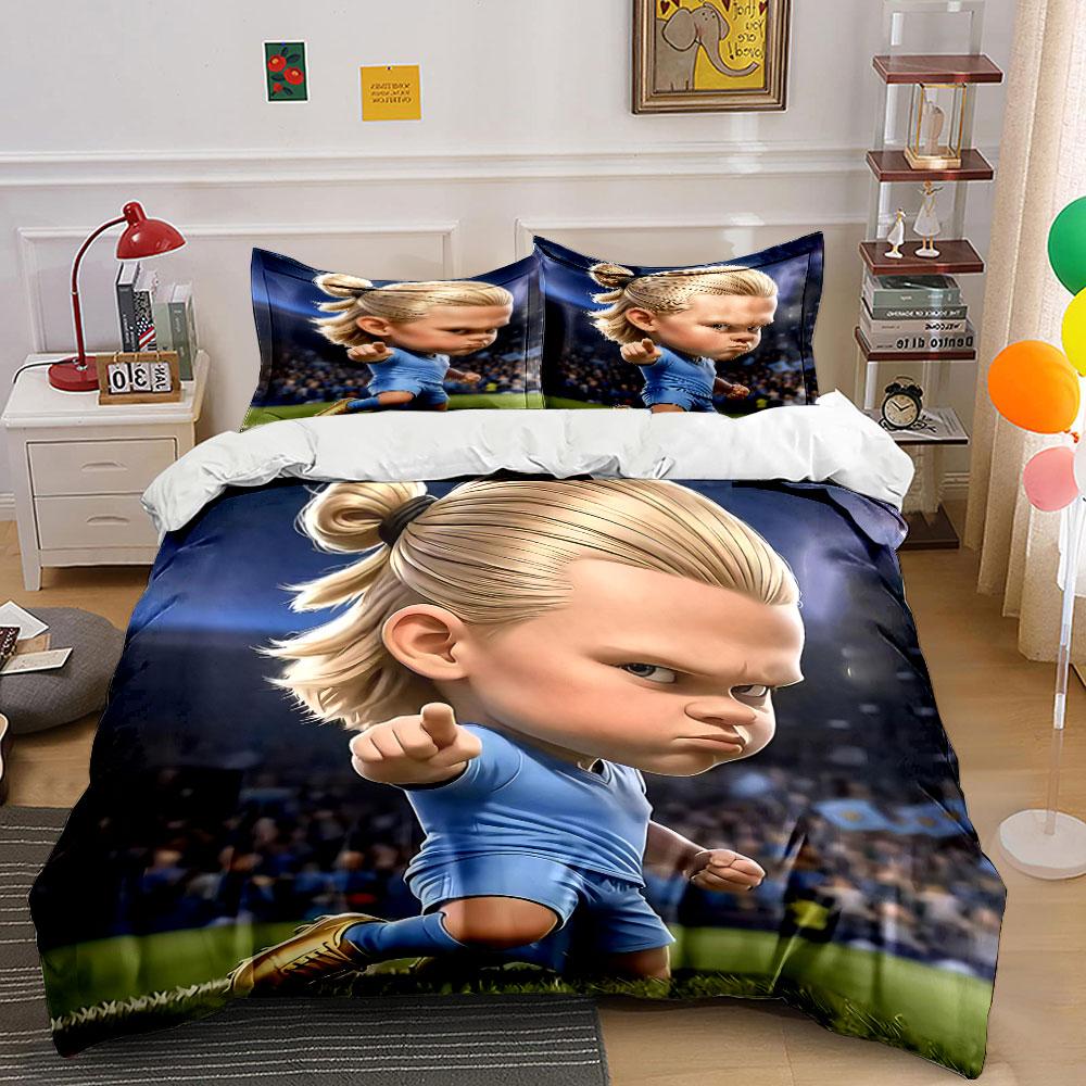 "Blonde Warrior Football Bedding" Bedding Duvet Cover Set Duvet Cover Pillowcases (1 * Duvet Cover 2 * Pillowcases, without duvet insert)