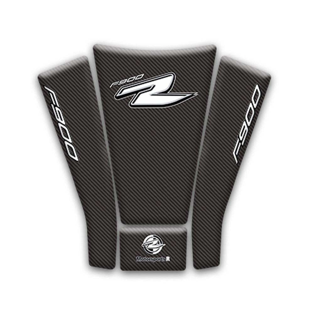 3D Motorcykel Bränsletank Pad Cover Protector Dekal-dekaler för BMW F900R F900 R reflekterande kolfiber