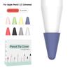 8 Pcs Silicone Replament Tip Case For Apple Pencil 1 2 Touchscreen Stylus Pen Case Nib Protective Cover Skin for Apple Pencil