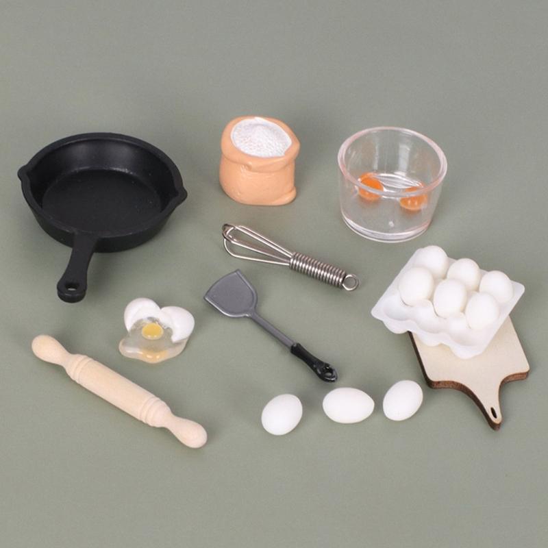 Handcrafted Miniature Bakery Counter With Wood Resin Plastic For Dollhouses Accessories Realistic Cooking Station Photography Prop