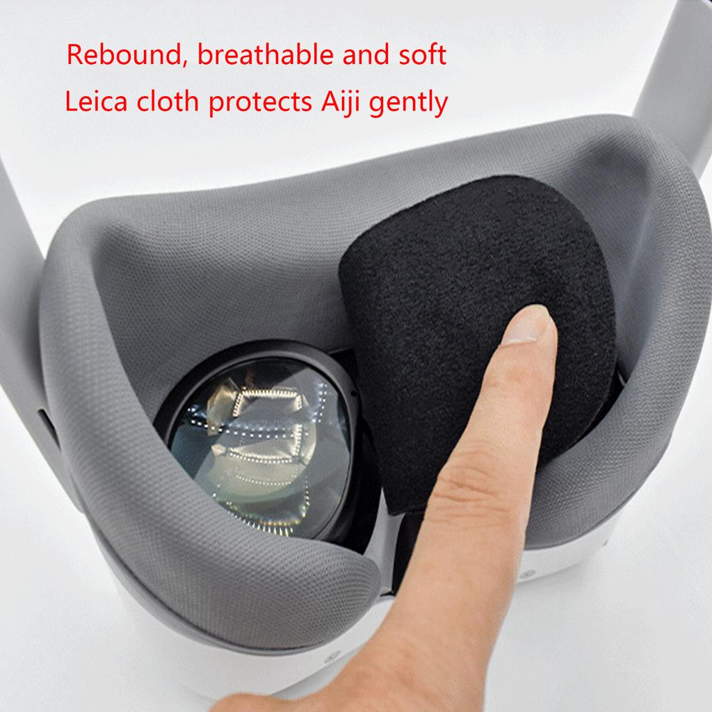 Soft Lens Cover VR Lens Accessories Soft VR Glasses Cover Anti Scratch Caps for Pico 4 VR Headset Scratchproof Pad