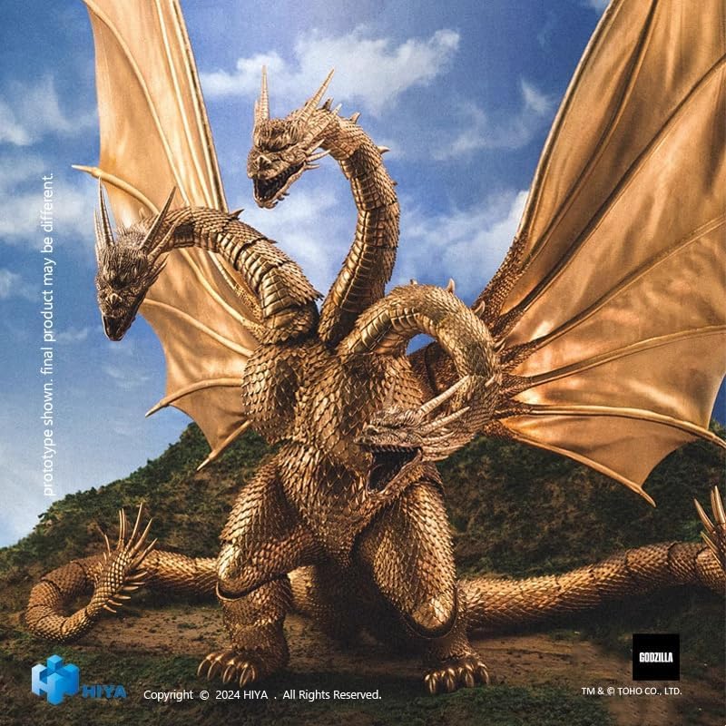 HIYA TOYS Exquisite Basic Godzilla Series King Ghidorah 1991 Movable Action Figure Painted Finished Product