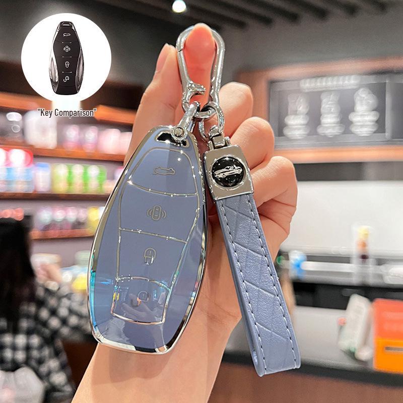 Premium Hongqi H5 Key Case for HS5/H9/H6/HS7/HS3/HQ9 - High-End Car Shell Cover