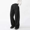 BeatStreet Men's Wear Spring New Suit Pants Loose Straight Korean Fashion Simple Solid Color Male Casual Trousers Wide Leg