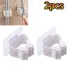 Mop Storage Storage Rack Bathroom Suction Hanging Pipe Traceless Mop Clip Broom Hanger Wall-Mounted Waterproof Mop Rack