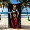 Cristiano Ronaldo Beach Towel Quickdry Soft Microfiber Comfortable Lightweight
