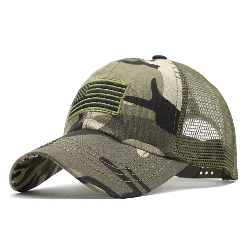 Brazilian Embroidery Mesh Sports Baseball Cap Men'S Camouflage Cap Men'S Casual Sun Hat