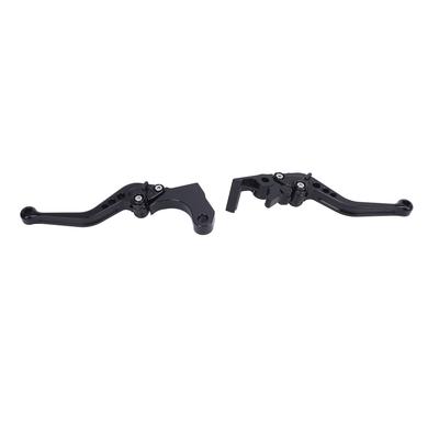 1 Pair Motorcycle Short Brake Clutch Lever Aluminum Alloy Stylish Look Adjustable Replacement for