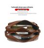 Women's Soft Leather Waterproof Crossbody Bag - 2026 Summer Fashion, Multi-layer, Versatile Single Shoulder Small Square Design