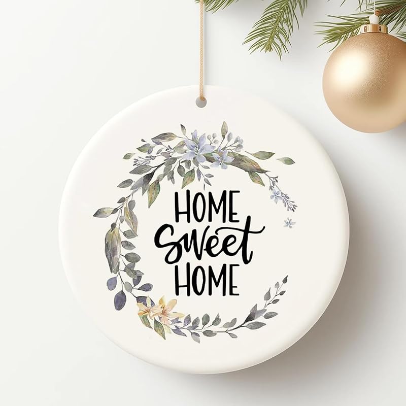 Cat Ornaments for Christmas Tree, Tuxedo Cat Christmas Ornament, Black and White Cat Ornament, Tuxedo Cat Gifts, Tuxedo Cat Christmas Decorations, Christmas-home Sweet Home