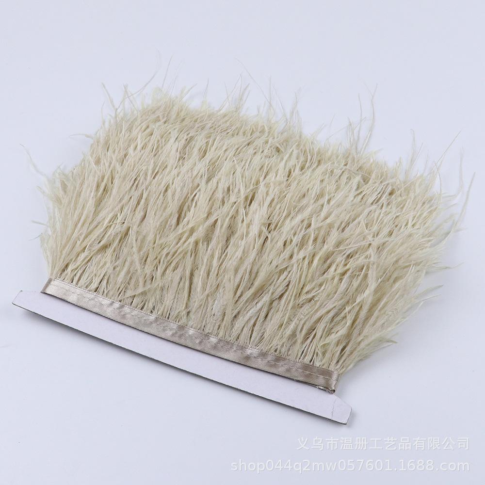 8-10Cm Ostrich Hair Cloth Edge Various Colors Optional Feather Lace Clothing Earrings Diy Decoration