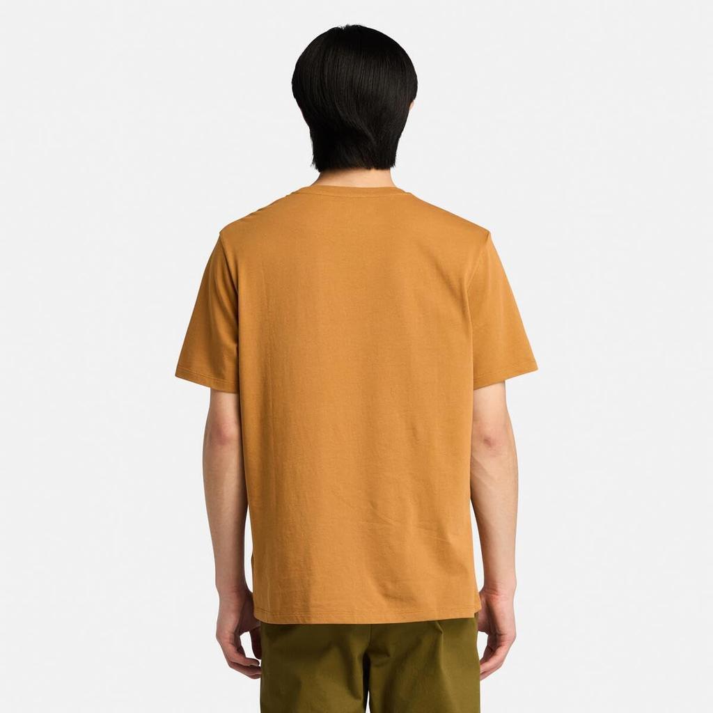 Timberland Men's Wheat Boot, Short Sleeve Logo T-Shirt, Size M (TB0A6DKUP471)