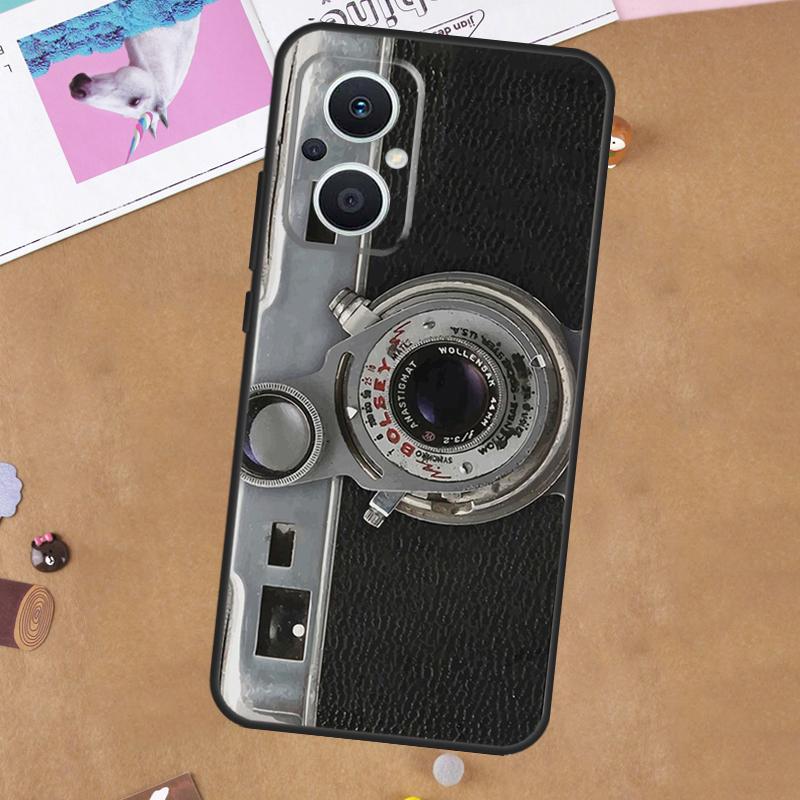 Retro Vintage Camera For OPPO Reno 13 12 11 10 14 Pro 8T 11F 12F 13F 14F 7 8 Lite OPPO Find X9 X8 X6 X5 Pro Case