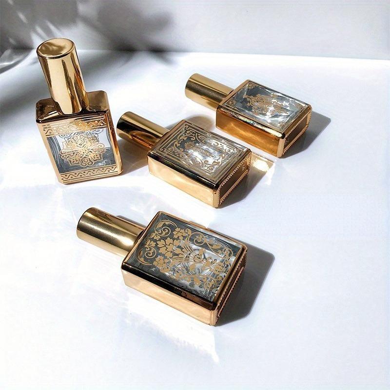 4pcs/set Perfume Bottle Portable Refillable Empty Containers Cosmetic Spray Atomizer Travel Sub-Bottle Ultra Mist Sprayer
