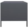 Vidaxl Szafka Rtv, Czarna, 68X50X43,5 Cm, Stal Walcowana Na Zimno