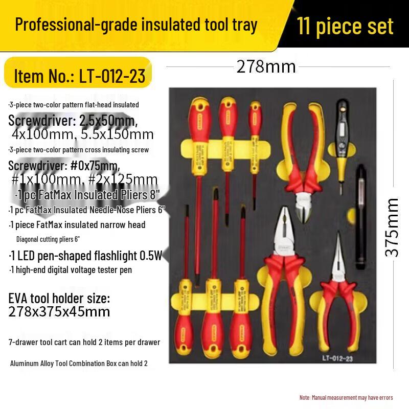 Stanley 11-Piece Insulated Electrician's Tool Kit