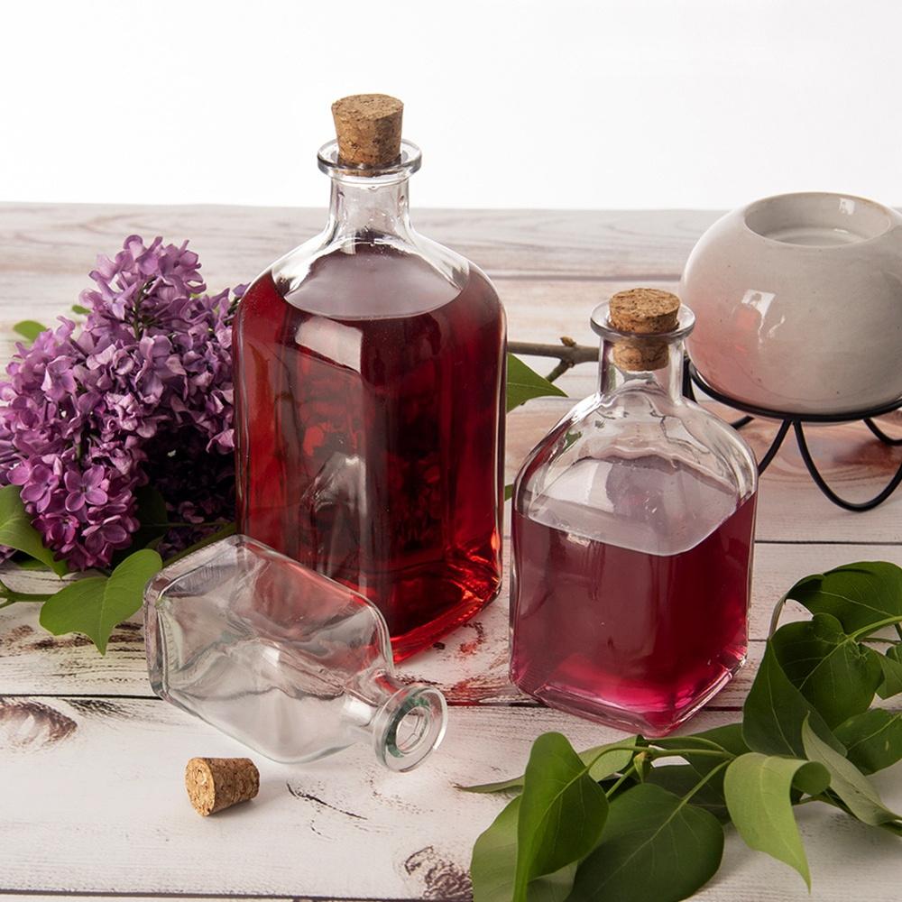 Butelka Szklana Korkiem Na Nalewkę Wino Likier Sok Wodę Oliwę 530 Ml