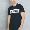 Adidas Logo Print Crew Neck Casual Short Sleeve T-Shirt Men Tops Black AJ6077