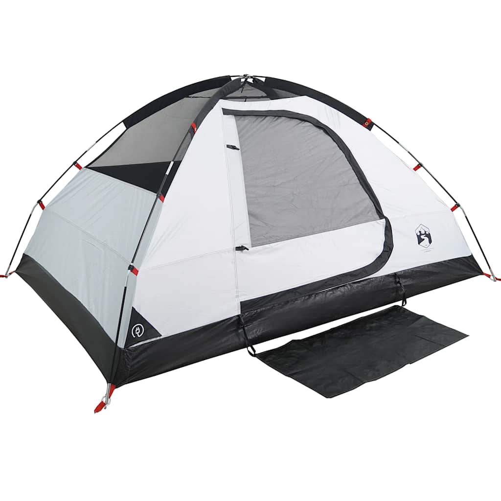 Dome Family Tent for 6 Persons White Blackout Waterproof