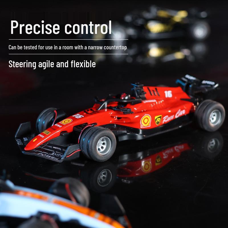 Mini F1 Remote Control Car: High-Speed, Alloy, Desktop Series, Entry-Level RC for Boys