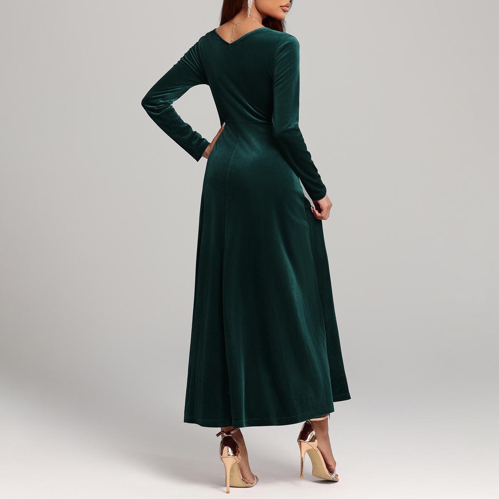 Vestido de tirantes con escote en V y mangas cortas para mujer, ideal para primavera y verano.