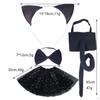 Kids , Bow Tie and Tail Set Animal Costume Accessories Headband Headwear Creative Cosplay for Party