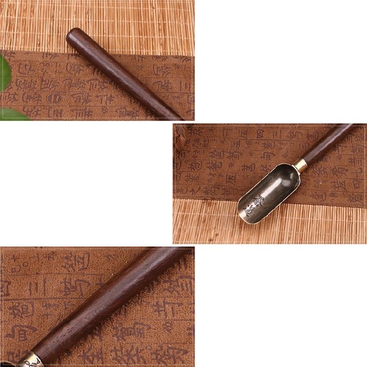 Retro Style Natural Teascoop Delicate Spoon Portable Wood Material Teaspoon