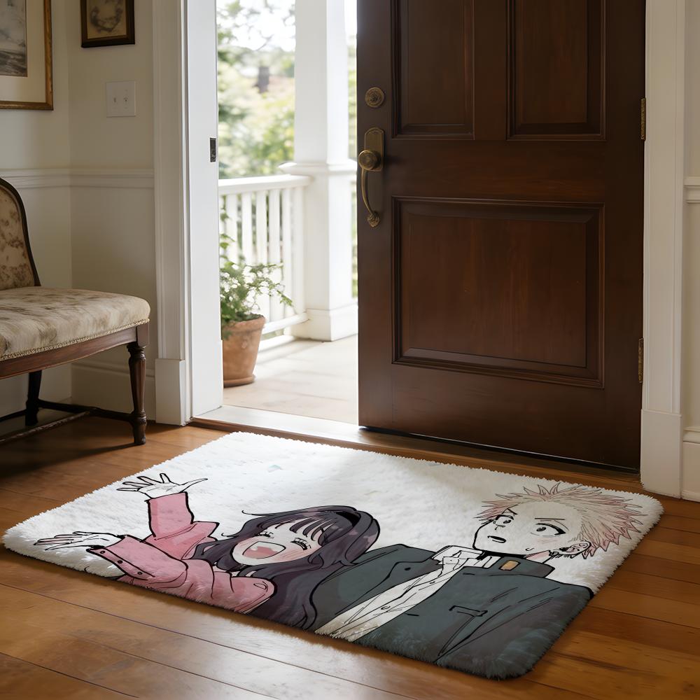 Floor Mat Soft Flannel Rug Non Slip Absorbent Mat for Bathroom Bedroom Home Decor Rapper W WAKE UP LUCKI