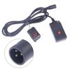2'si 1 Arada Kablosuz Uzaktan Kumanda Hat Kablosu Kontrol Kiti 3 Pinli XLR LED İçin