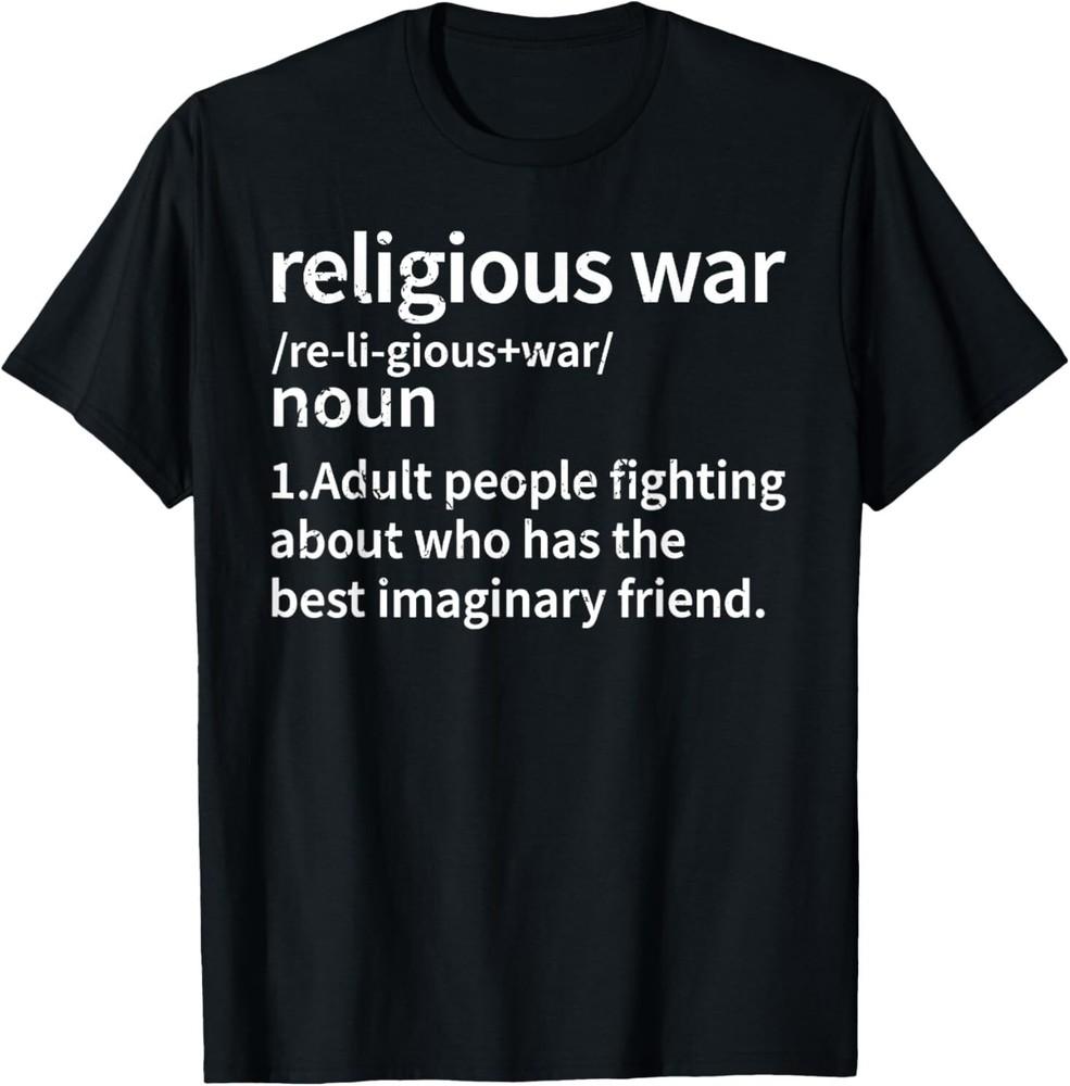 Vintage Religious War Definition Anti-religious Activist T-Shirt
