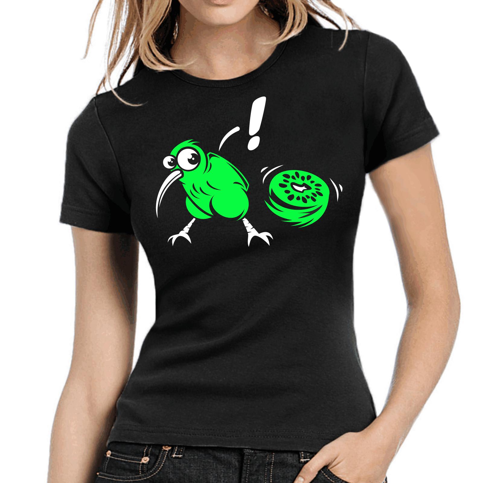 Australian Kiwi New Zealand Bird Fruit Fun Comedy Women Girlie T-Shirt Mens Womens Tees Top 4XL