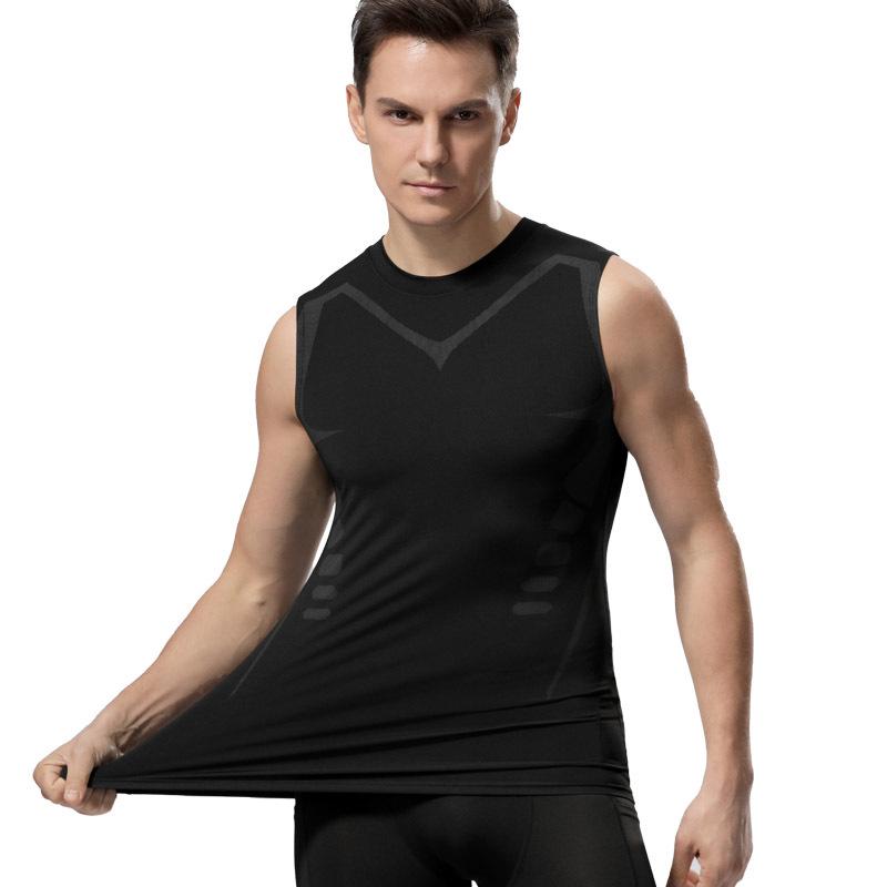 Men's Quick-Dry Compression Tank Top for Running & Basketball Training
