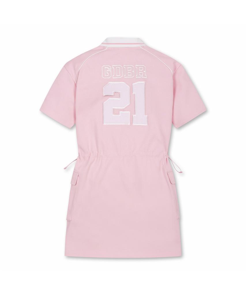 Goldeunbeeo (W) Pique Polo Collar One-Piece G5Uam26231Pix