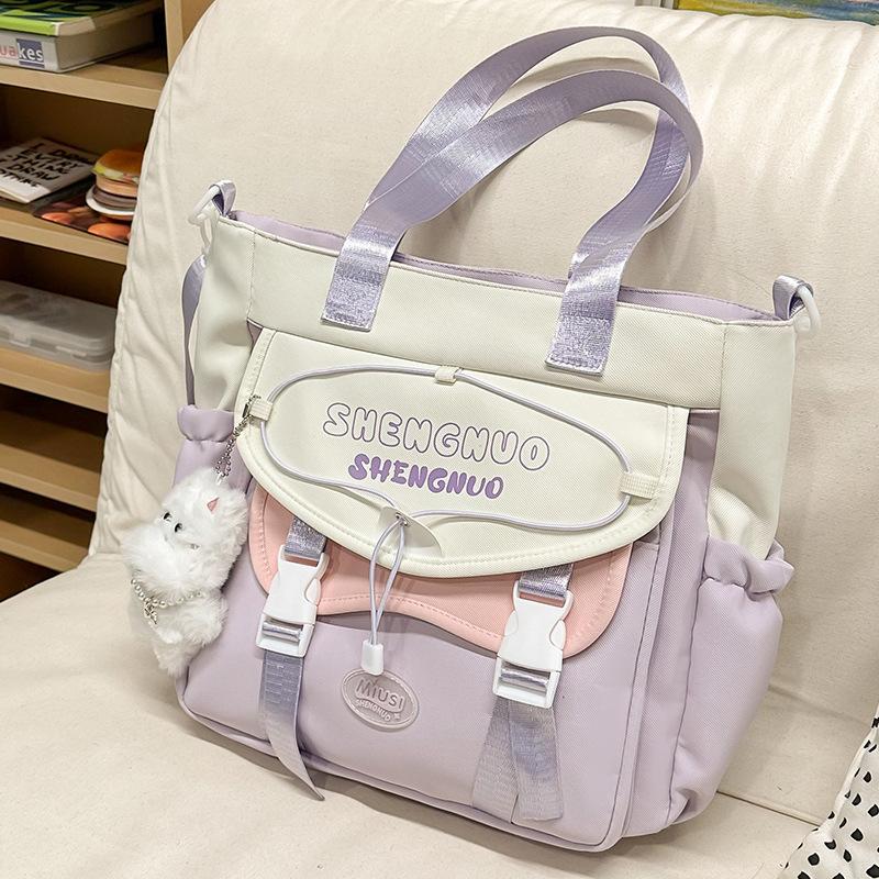 Children's school bag Elementary school girl Junior high school student High school cute girl tutoring bag Backpack fashion backpack