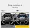 Ford Territory EV Genuine Leather Steering Wheel Cover, Hand-Stitched Grip